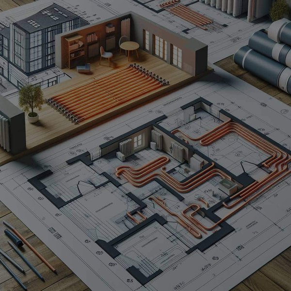 Quelle est la meilleure façon d'intégrer un système de chauffage par le sol dans une construction neuve ?