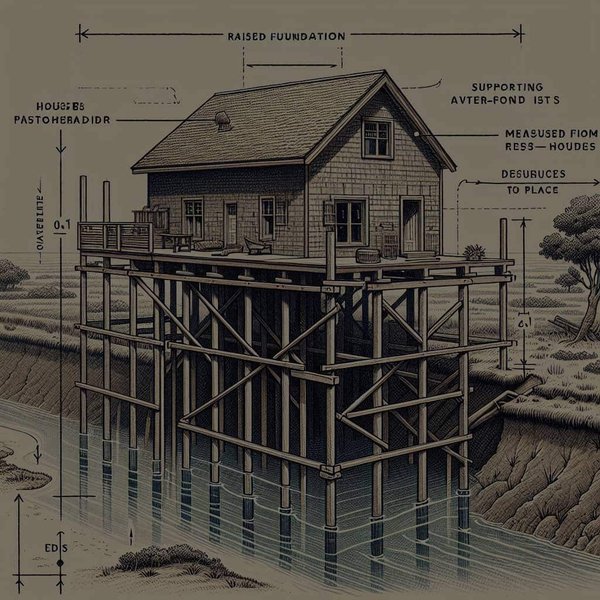 Quelles sont les spécificités de la construction d'une maison sur pilotis en zone inondable ?