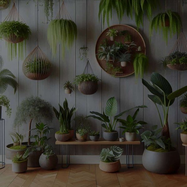 Quelles plantes pour un jardin vertical intérieur nécessitent le moins d'entretien ?