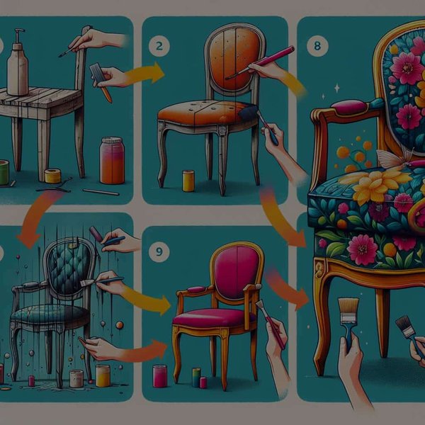 Quelle méthode pour rénover une vieille chaise en un objet de décoration moderne ?