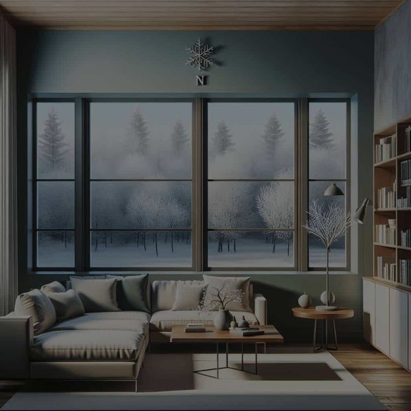 Quels revêtements de fenêtre pour une isolation optimale dans un salon orienté nord?