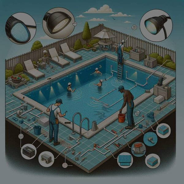 Comment installer un éclairage périphérique de piscine pour une sécurité renforcée ?